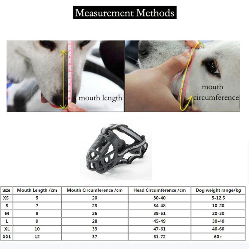 Bozal tipo canastilla para perro Bozal tipo canastilla para perro