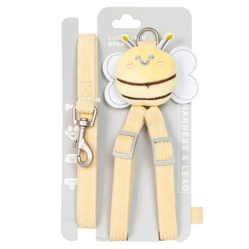 Arnés con  correa con peluchito Arnés con  correa con peluchito