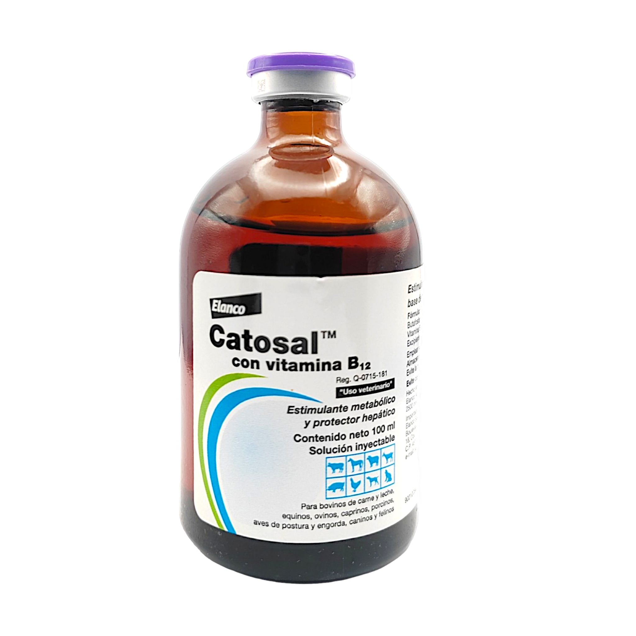 Catosal con vitamina B-12 Imagen de Catosal 100 ml, ideal para impulsar el metabolismo animal