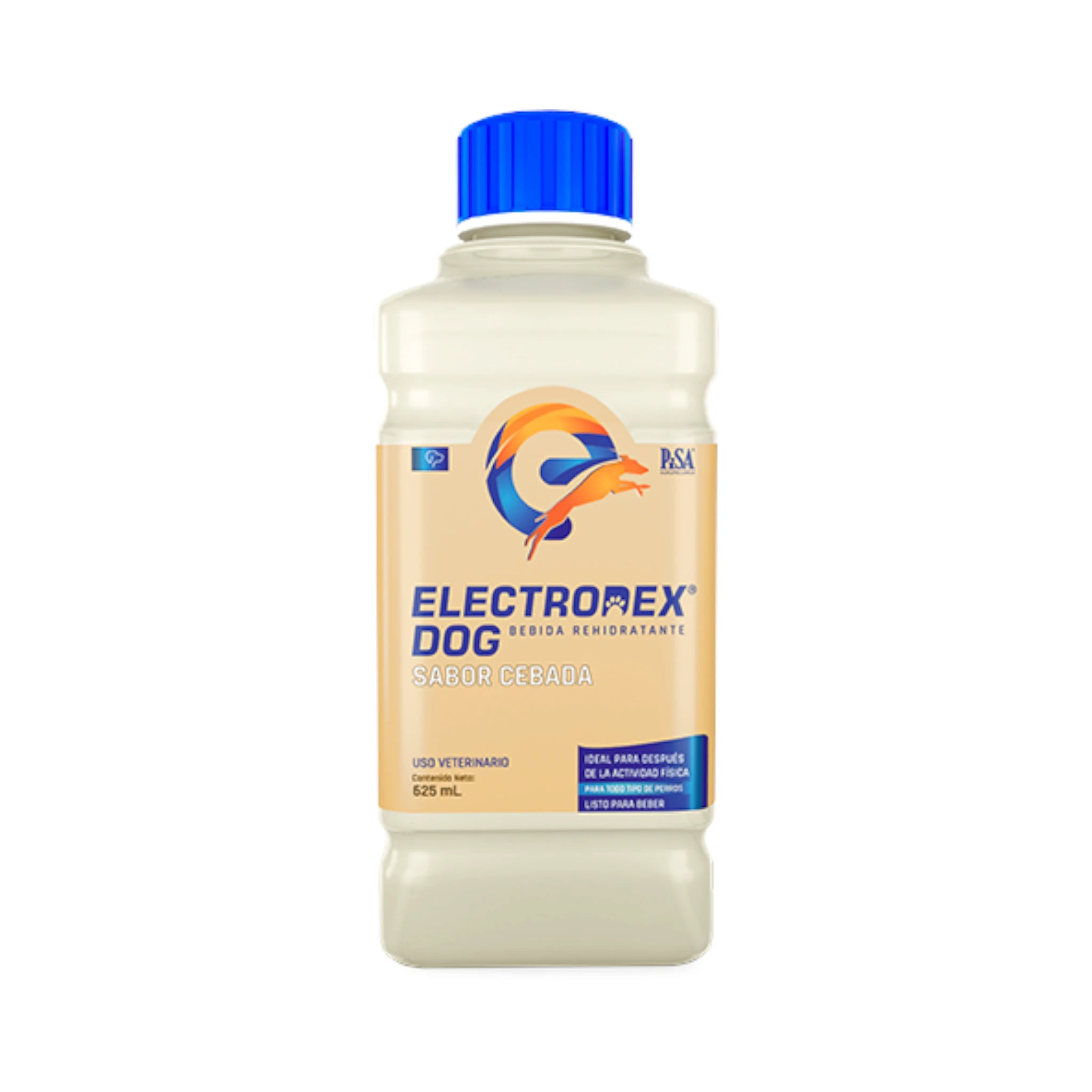 Electrodex Dog Botella de Electrodex sabor cebada, bebida energética con electrolitos para perros con alta actividad física