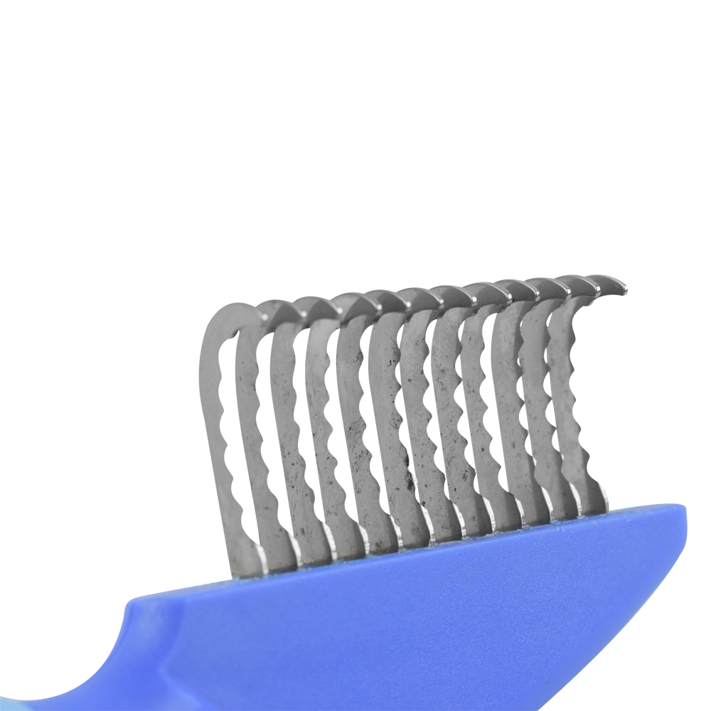 Peine rompe nudos curvo, 12 cuchillas Peine rompe nudos curvo, 12 cuchillas