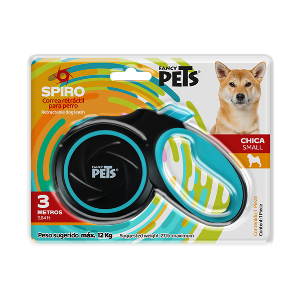 Correa retráctil Spiro de 3 o 5 m Correa retráctil Spiro de 3 o 5 m