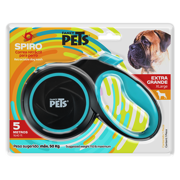 Correa retráctil Spiro de 3 o 5 m Correa retráctil Spiro de 3 o 5 m
