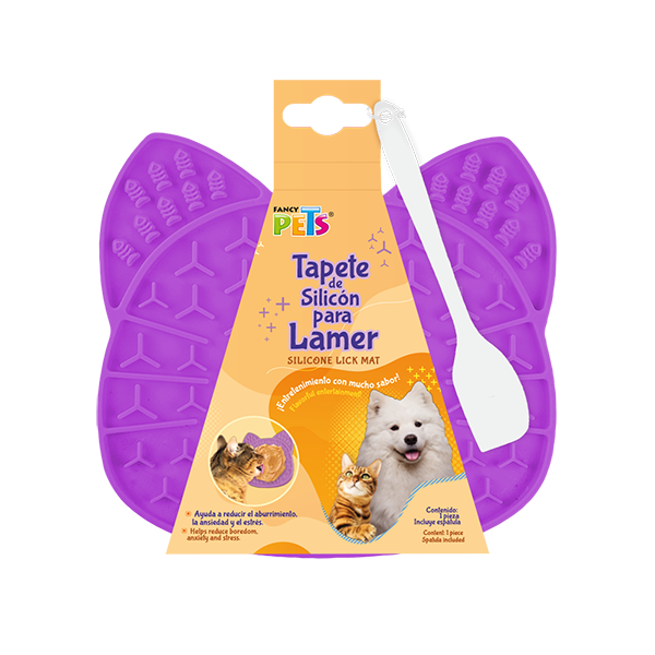 Tapete antiestrés de silicón para lamer Tapete antiestrés de silicón para lamer