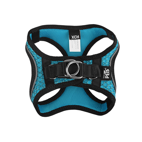 Arnés Azul aqua  con tira reflejante y correa Arnés Azul aqua  con tira reflejante y correa