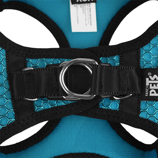 Arnés Azul aqua  con tira reflejante y correa Arnés Azul aqua  con tira reflejante y correa