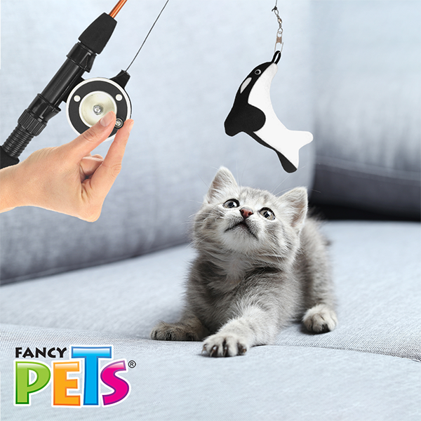 Caña de pescar con 3 peluches Caña de pescar con 3 peluches