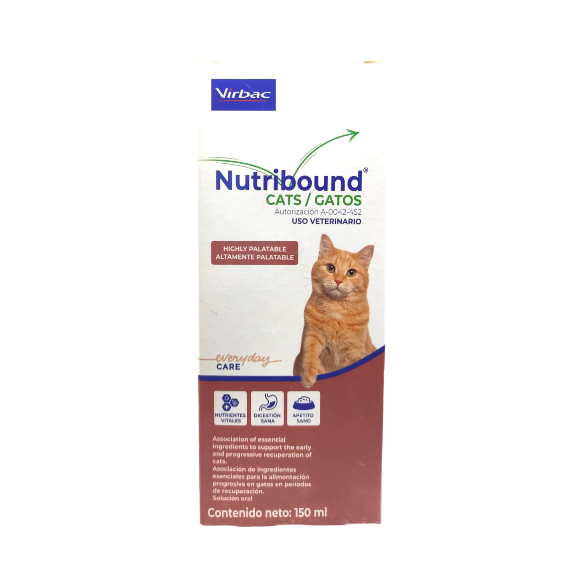 Nutribound para gatos Caja de Nutribound para gatos, suplemento nutricional líquido para recuperación