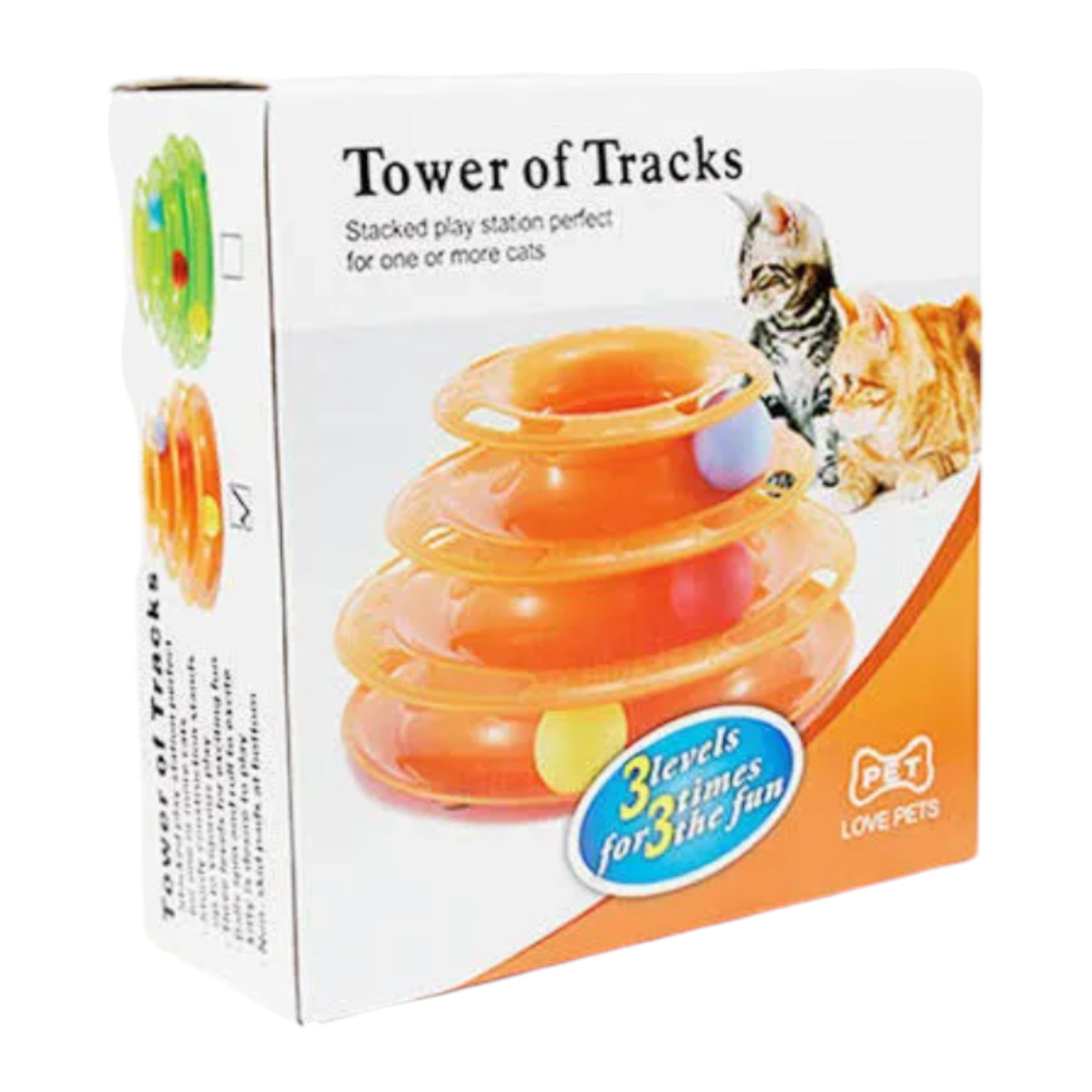 Torre de Pistas de Pelotas para Gatos Torre de Pistas de Pelotas para Gatos