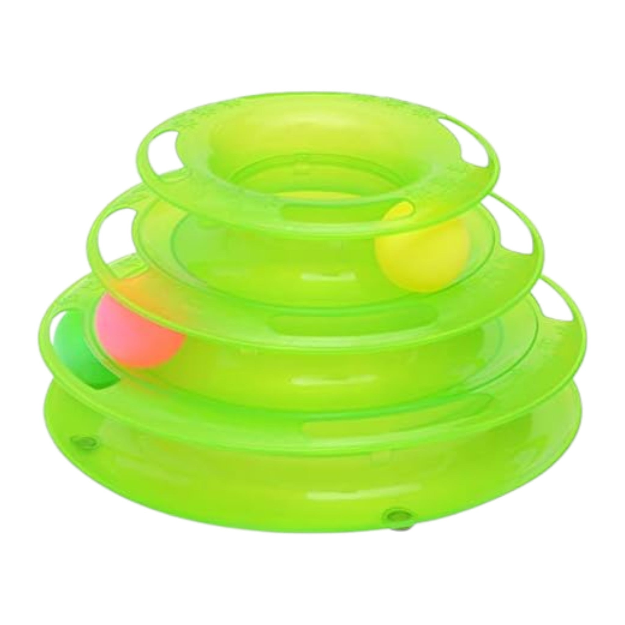 Torre de Pistas de Pelotas para Gatos Torre de Pistas de Pelotas para Gatos