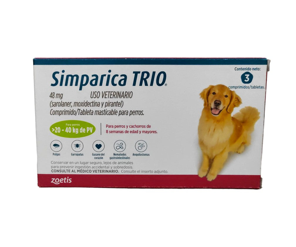 Simparica TRIO 20 -40kg Simparica TRIO 20 -40kg