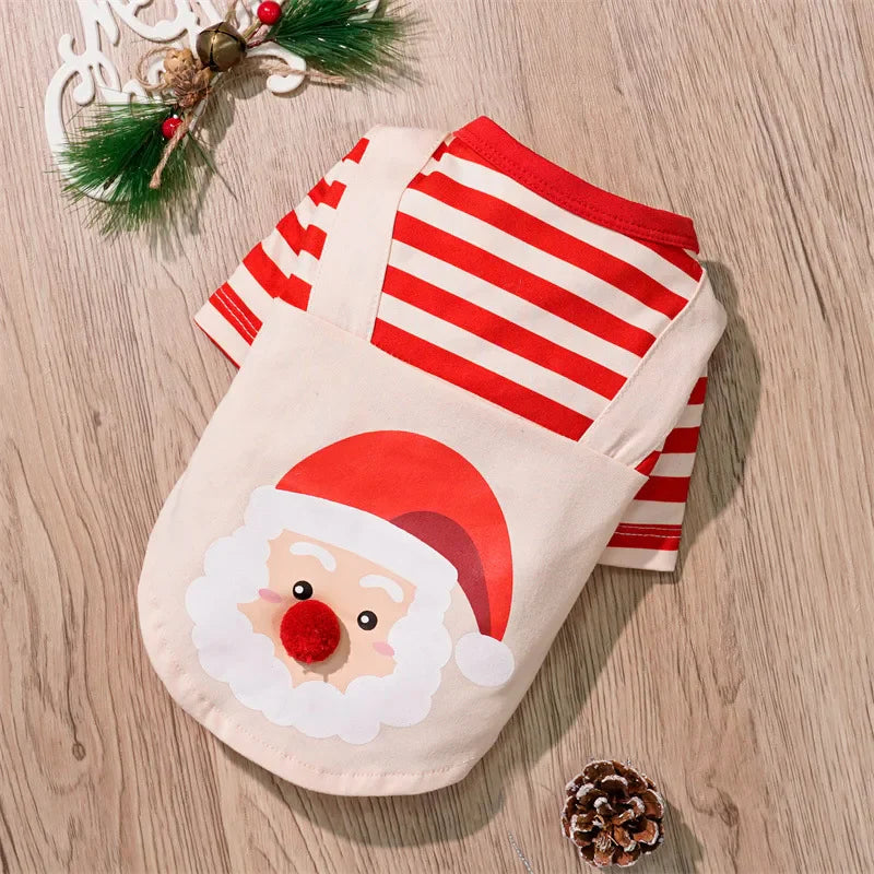 Playera a rayas de santa Playera a rayas de santa