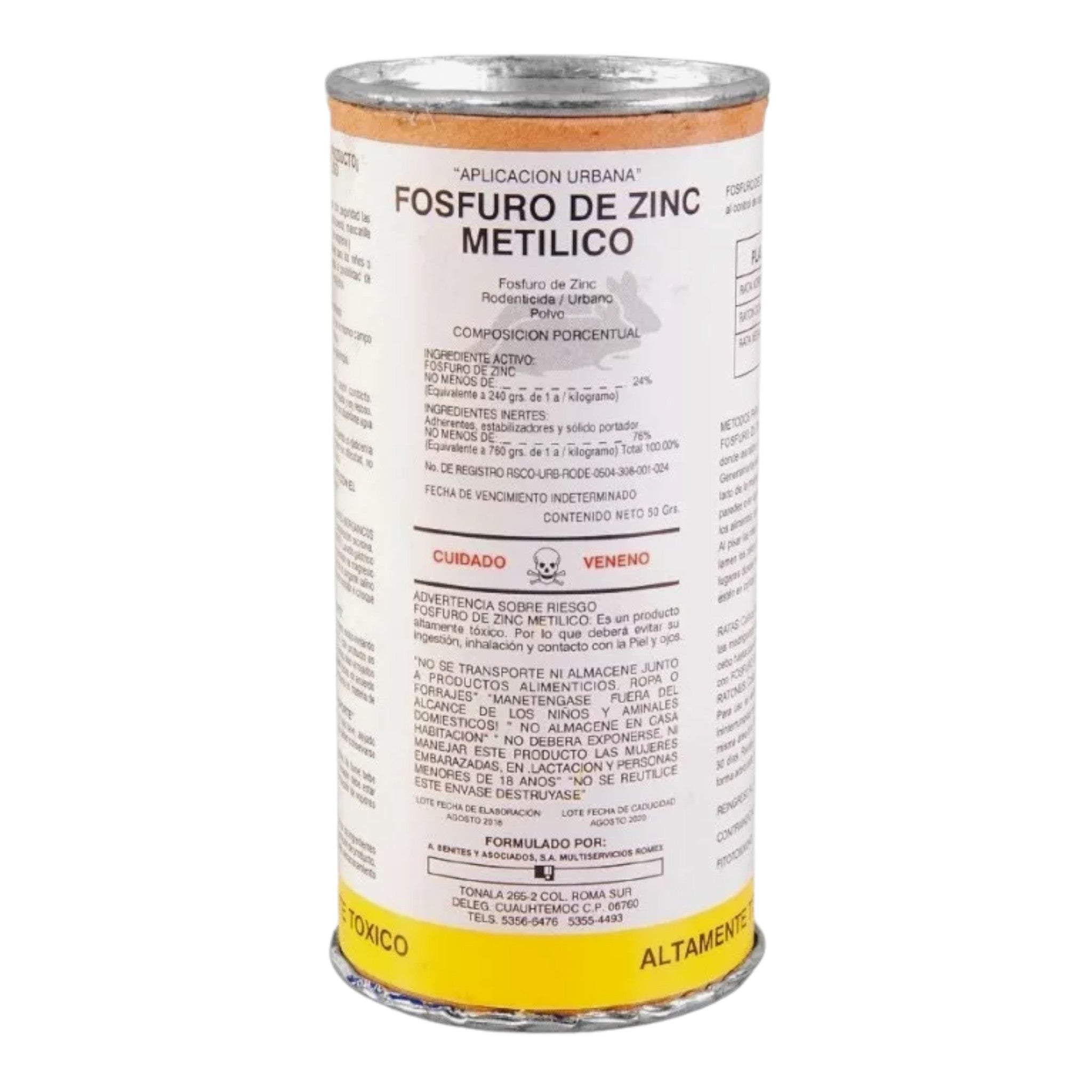 Fosfuro de Zinc Metílico Fosfuro de Zinc Metílico