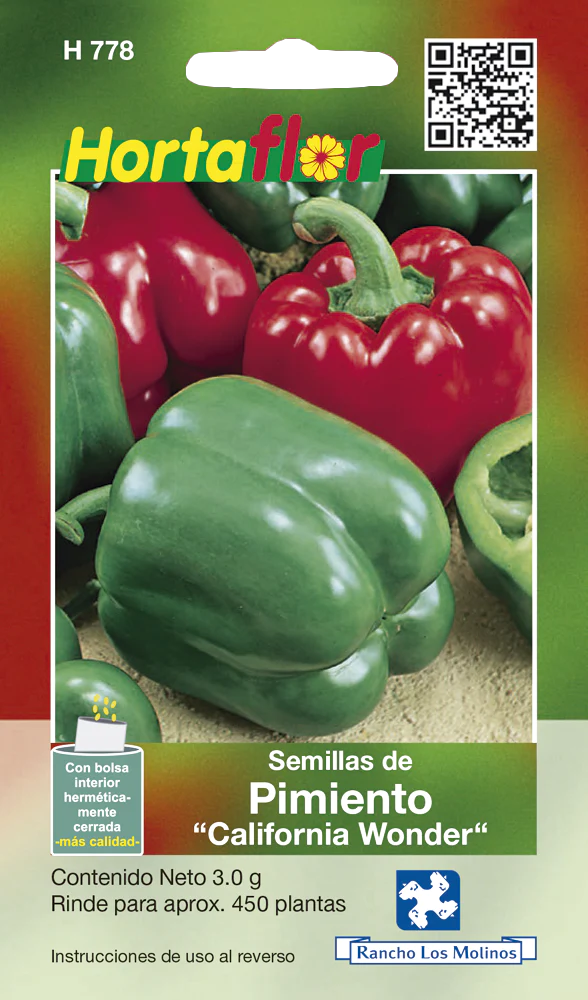 Semillas de Pimiento  Semillas de Pimiento "California Wonder"