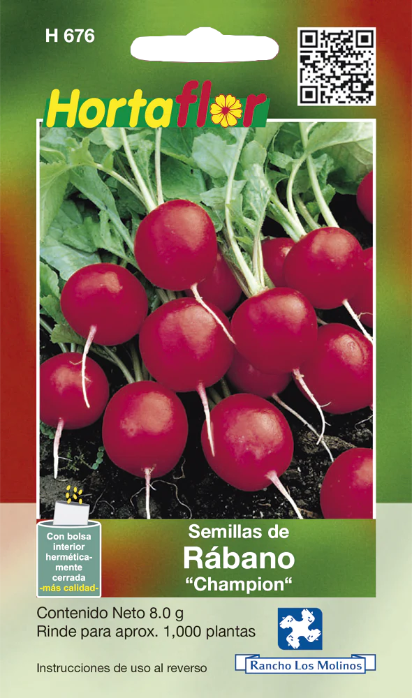 Semillas de Rábano  Semillas de Rábano " Champion"