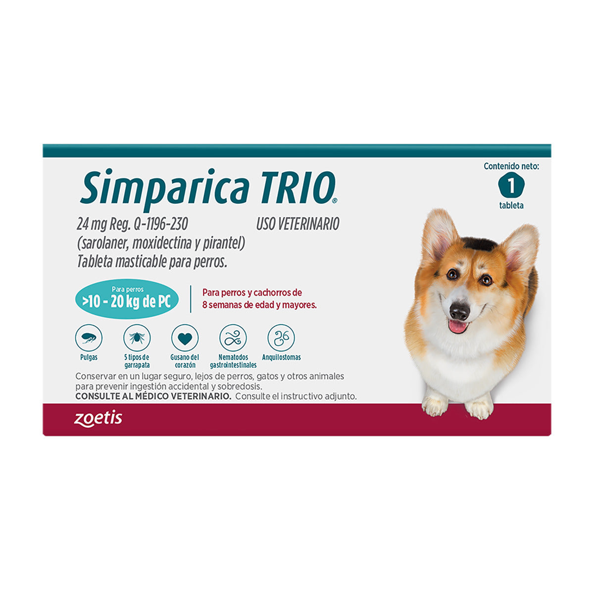 Simparica TRIO 10- 20kg Simparica TRIO 10- 20kg