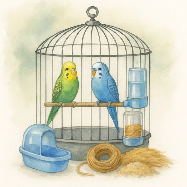 Accesorios y jaulas para aves ornamentales