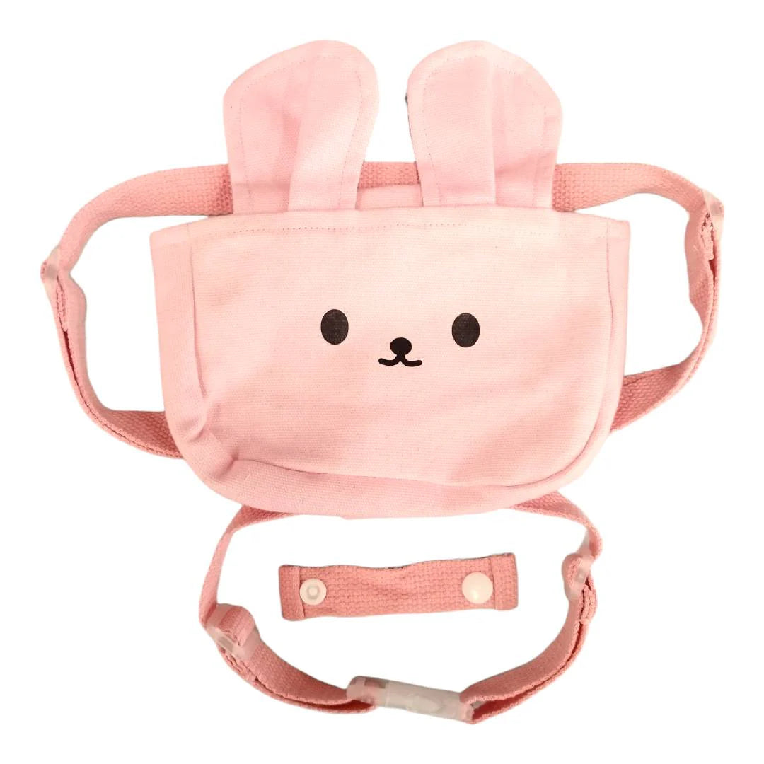 Arnés con mochila de caritas kawaii