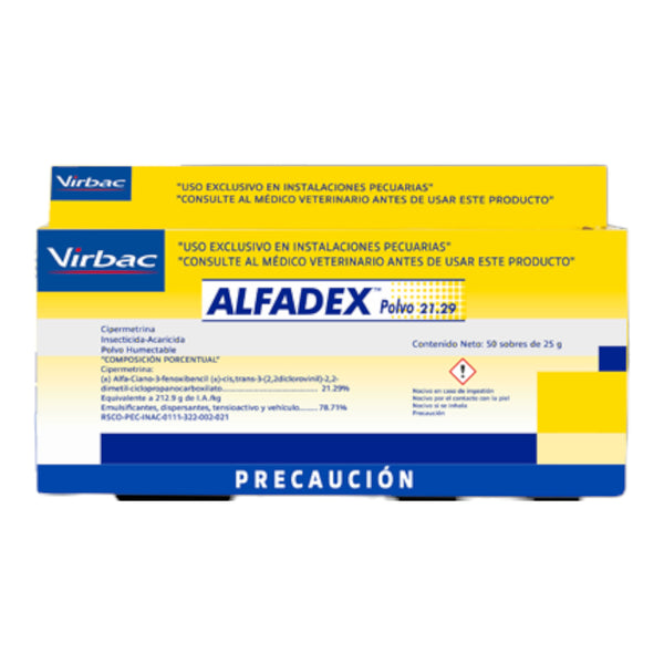 Caja de Alfadex sobre con 50 piezas