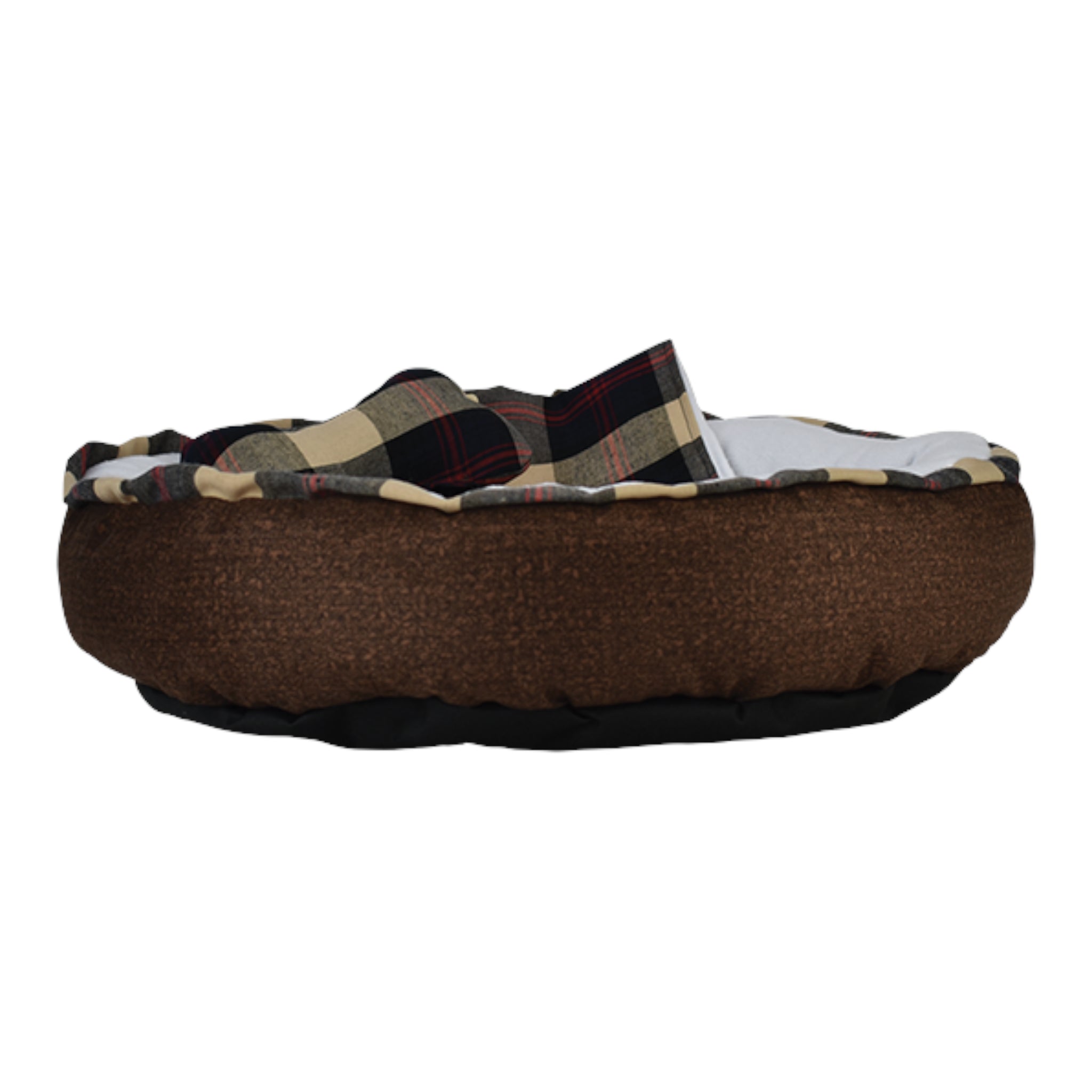 Cama suave para perro o gato con frazada incluida, diseño redondo y acolchado para descanso cómodo