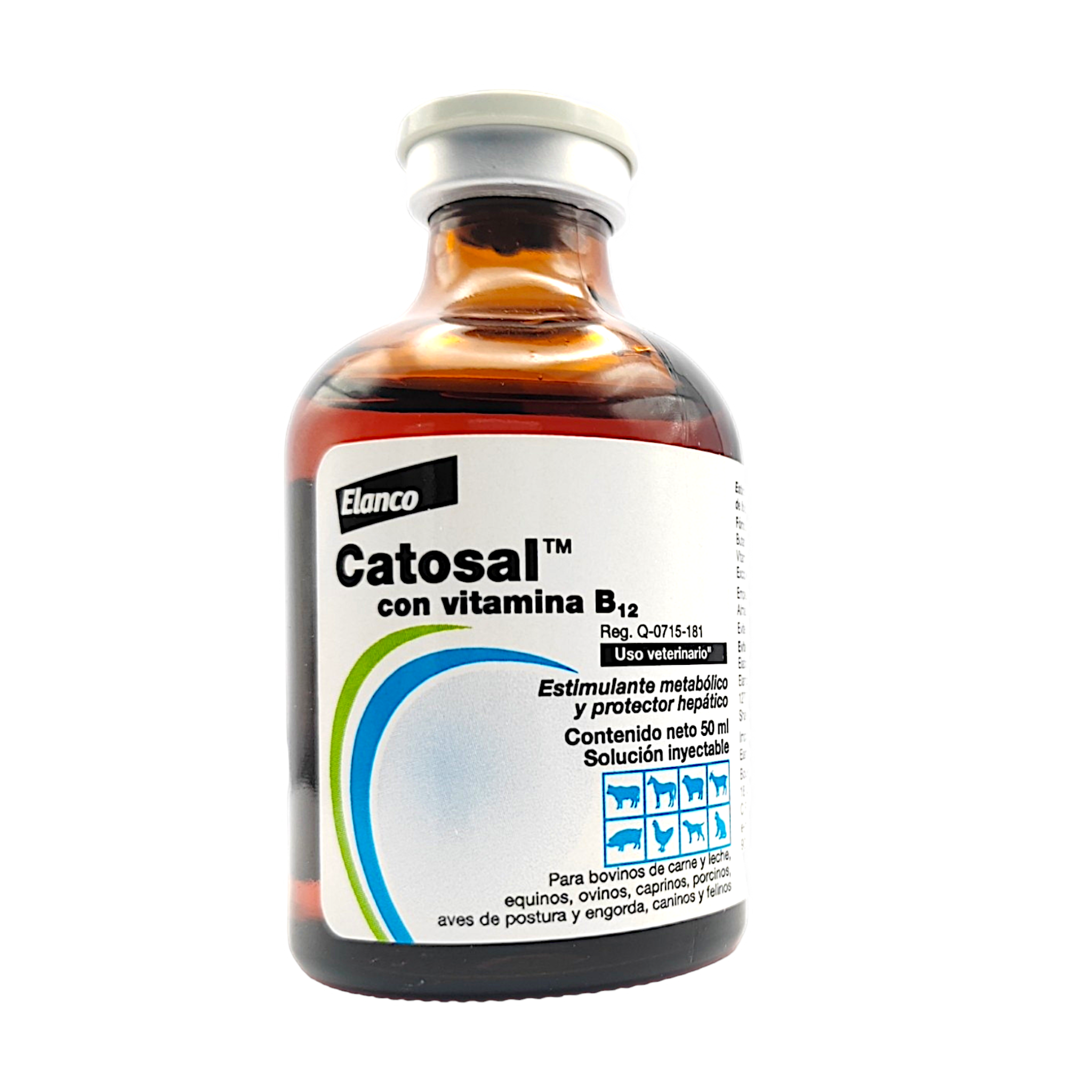 Frasco  de Catosal 50 ml para caballos, vacas, perros, gatos y aves