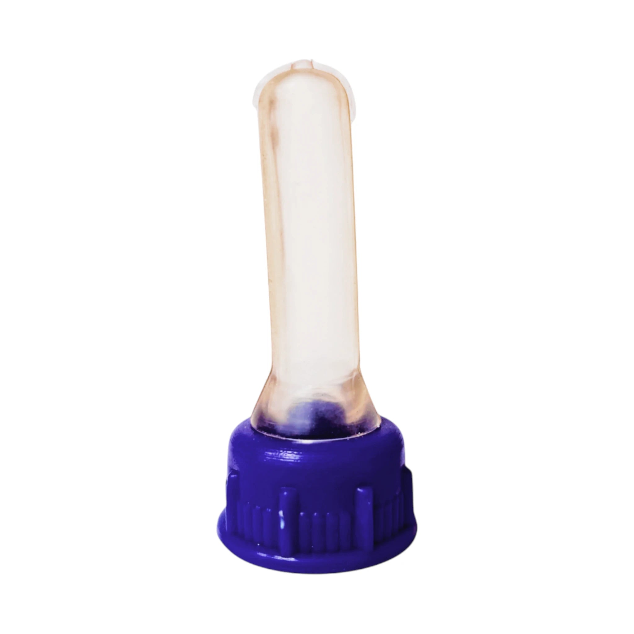 Chupón roscable para mamila de borregos y chivos de 6 cm, material grado alimenticio.