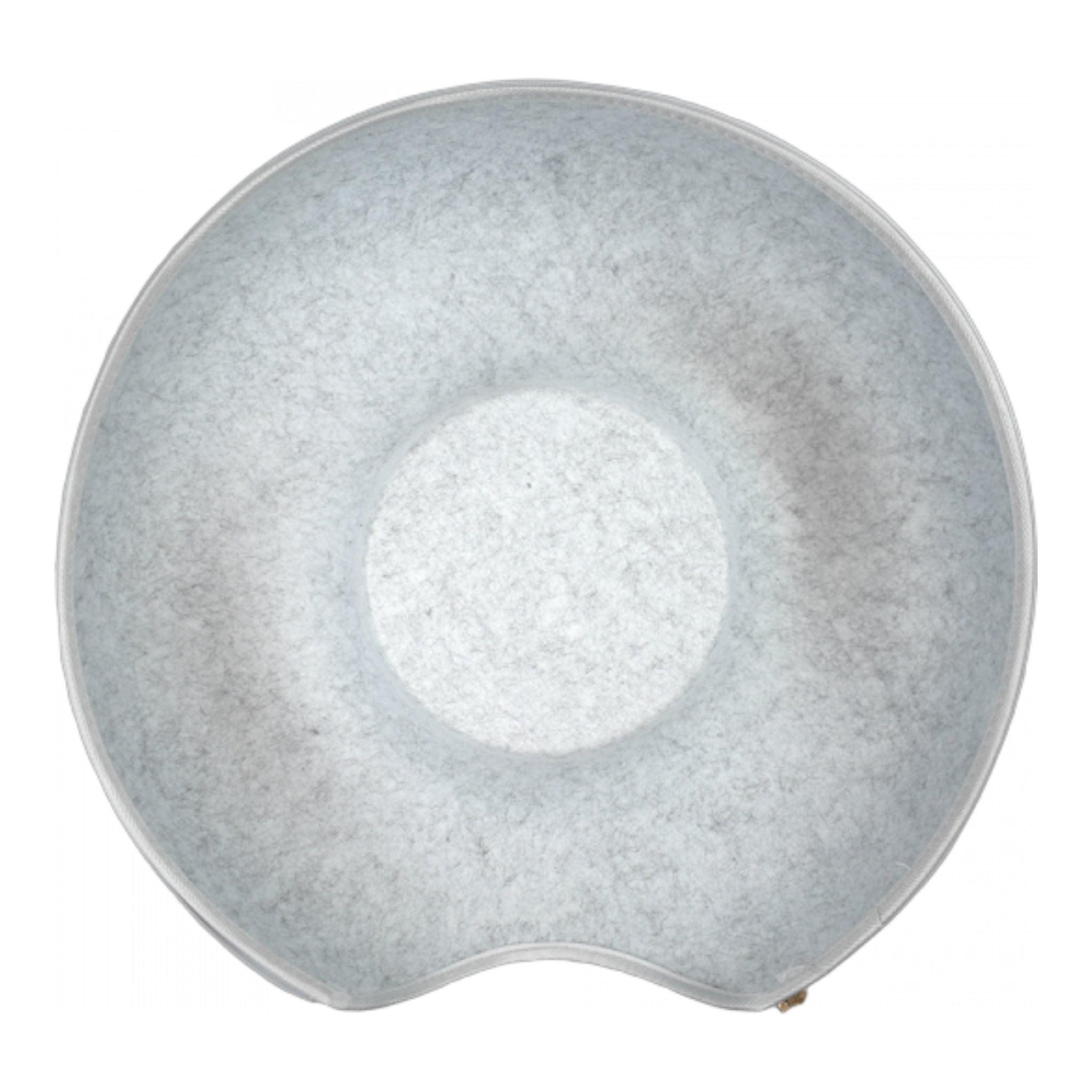 Vista superior de la cueva donut, destacando su forma