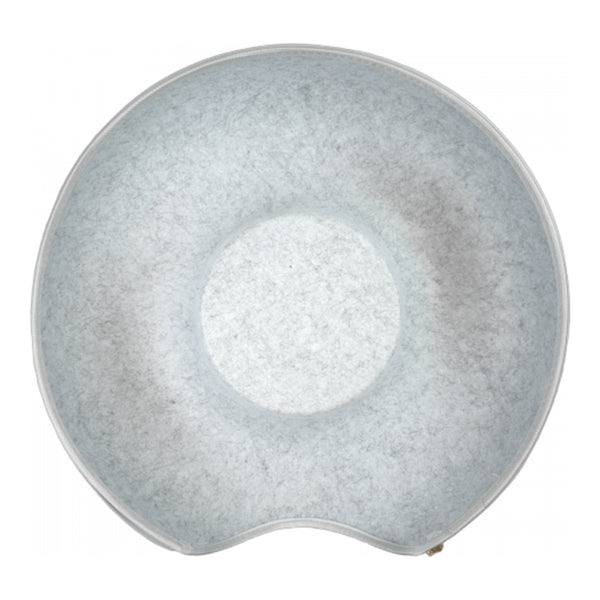 Vista superior de la cueva donut, destacando su forma