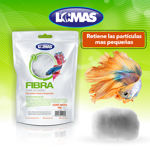 Fibra para acuario