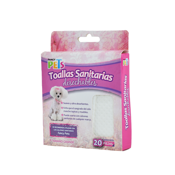 Toallas sanitarias desechables para perra
