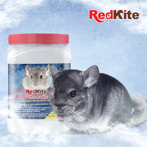 Polvo para baño para pequeños mamíferos