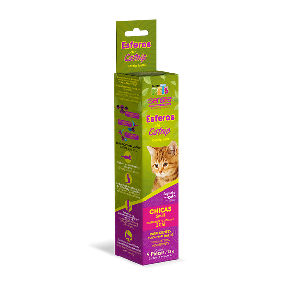 Esferas de catnip 5 piezas