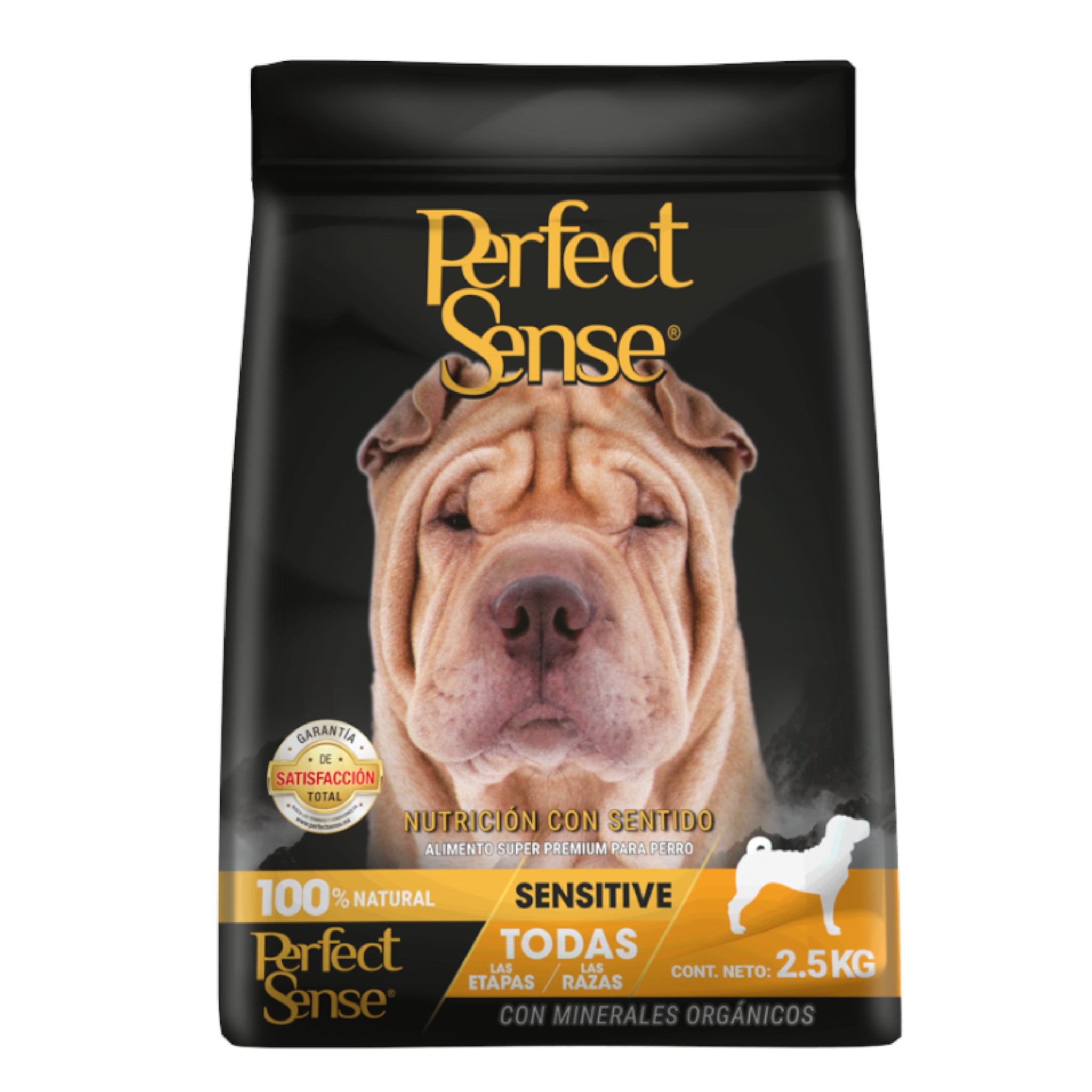 Saco de Perfect Sense Sensitive para perros, alimento seco para cuidado digestivo y de la piel