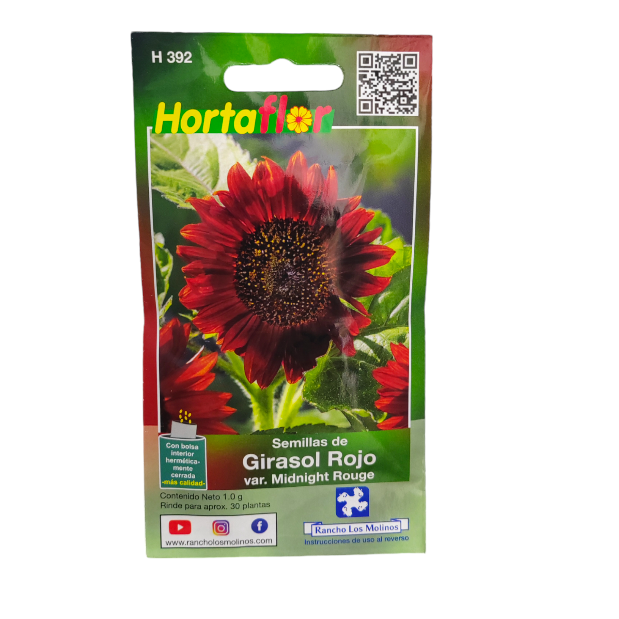 Semillas de Girasol Rojo