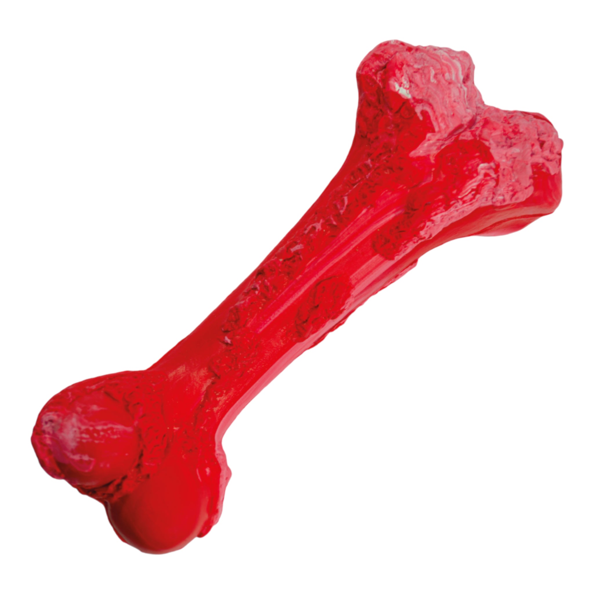 Hueso de Caucho Sabor Tocino para Perros Mordida Fuerte