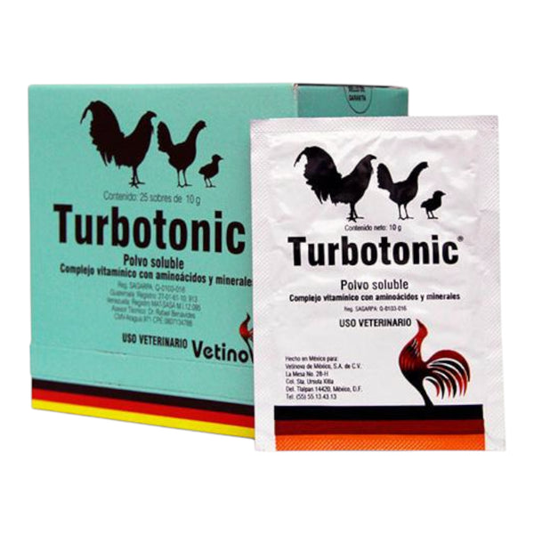 Sobre de turbotonic con aminoacidos y minerales