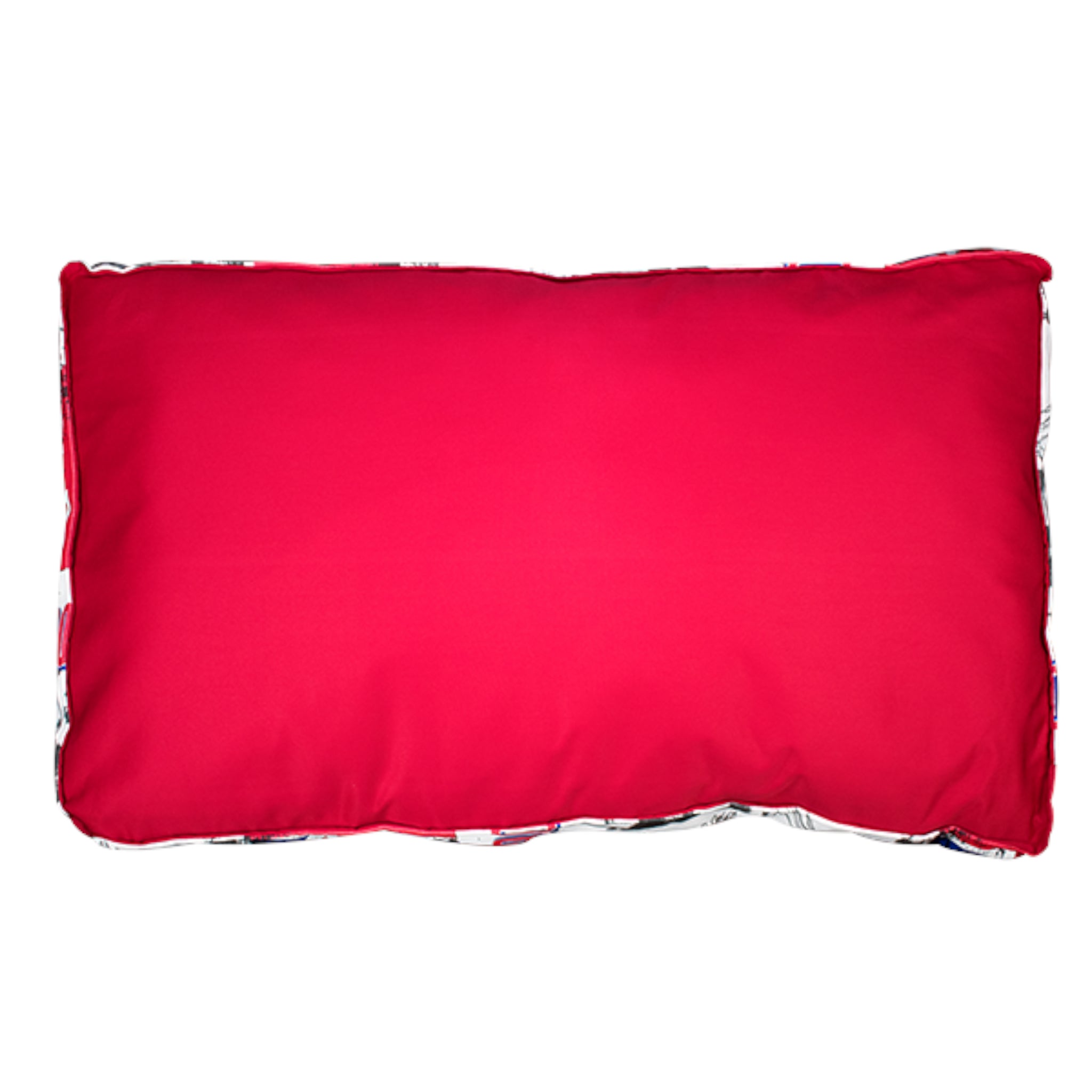 vista superior del colchón mostrando su suavidad 