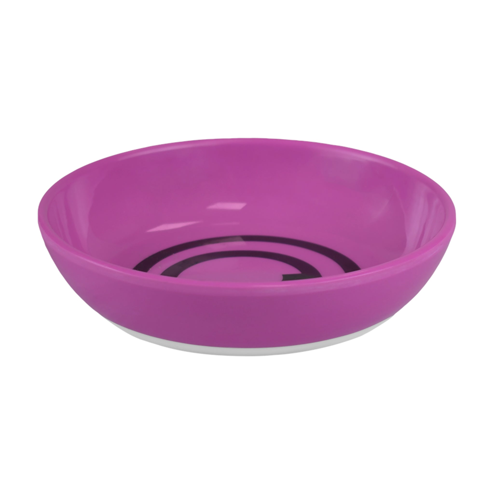 Vista latera del plato de bambu con capacidad de hasta 236ml