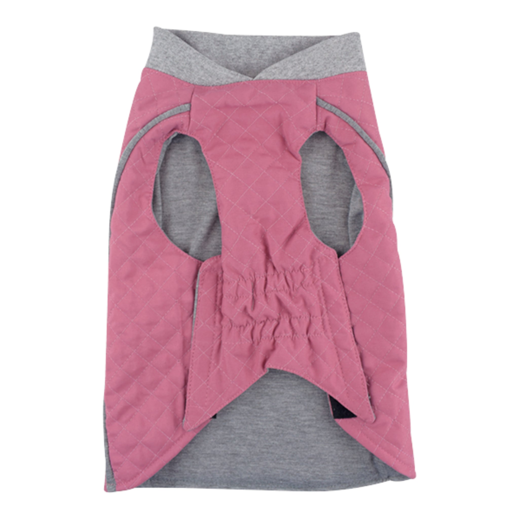 Detalle de la parte inferior del chaleco Tammy mostrando el sistema de cierre con velcro para un ajuste fácil y rápido en el pecho.