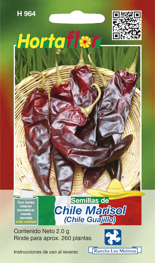 Semillas de Chile Marisol (Chile Guajillo)