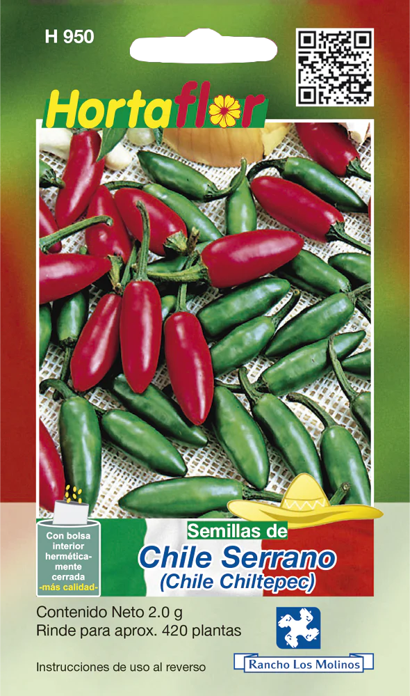 Semillas de Chile Serrano (Chile Chiltepec)