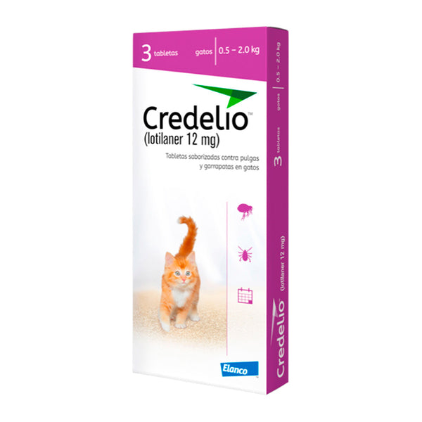 credelio para gatos de  0-5 -2Kg contra pulgas y garrapatas