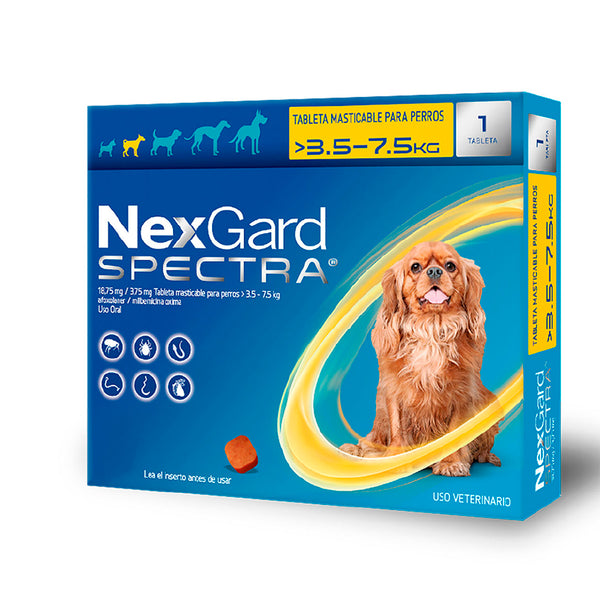 NexGard Spectra 3.6 - 7.5kg