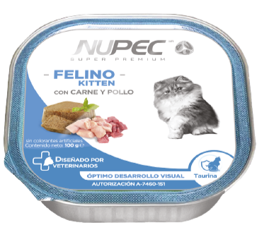 Alimento Húmedo felino kitten Nupec