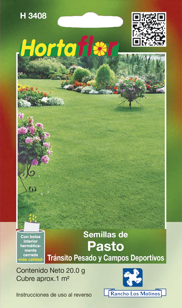 Semillas de pasto tránsito pesado y campos deportivos