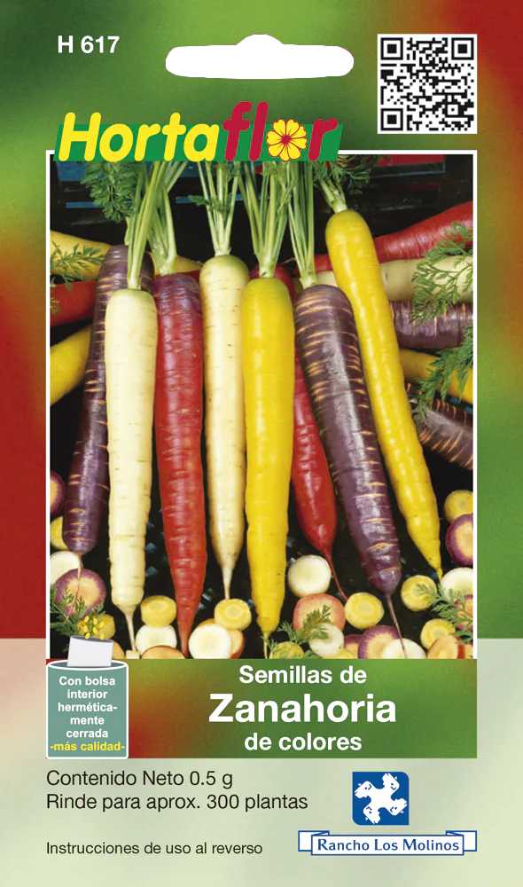 Semillas de Zanahoria de Colores